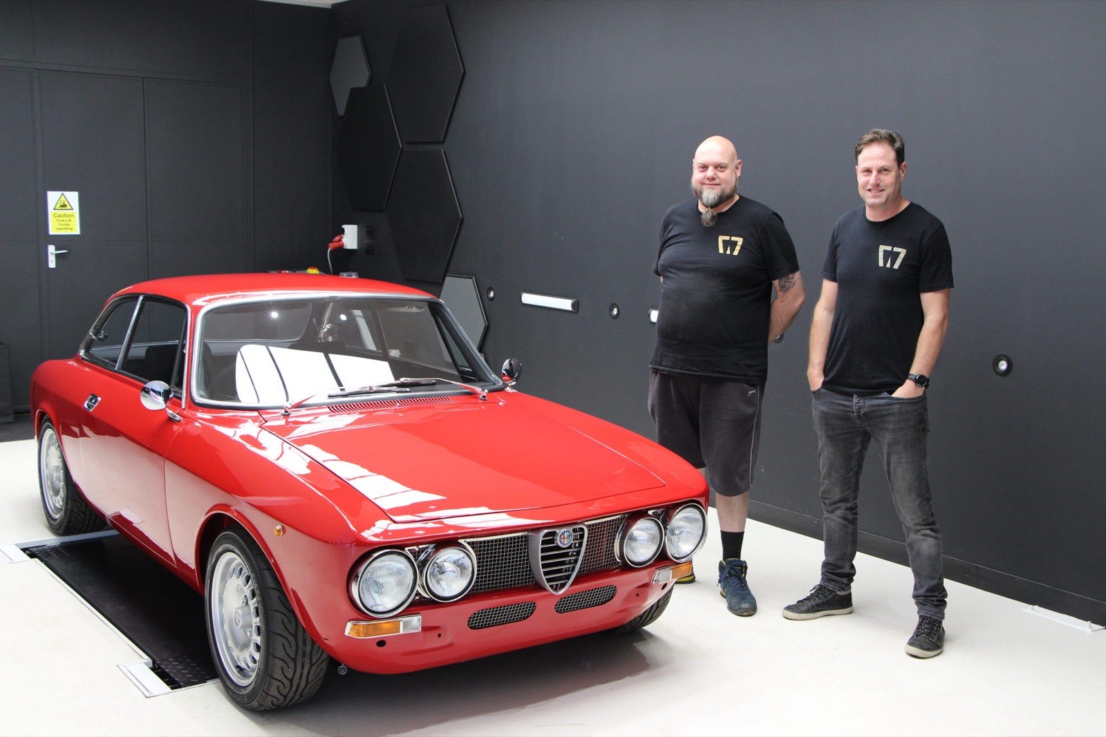 Alfa Romeo 105 GTV paintwork after ceramic coating