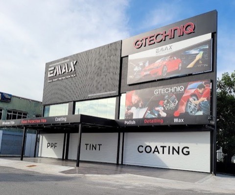 Gtechniq Malaysia flagship store, Emax Coating Supplies in Bukit Mertajam, Penang